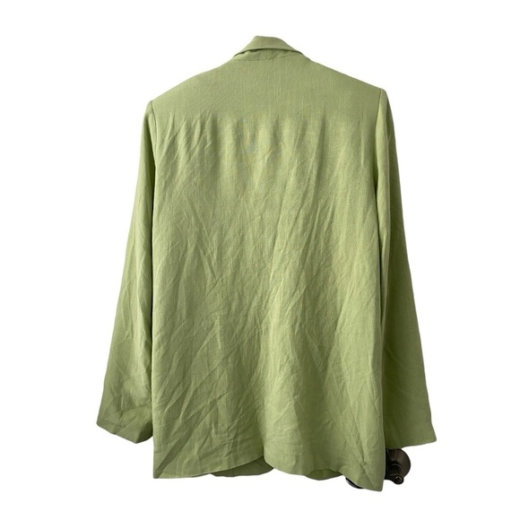Pretty Little Things NWT Pistachio Oversized Drapey Button Blazer | Size:6 - Picture 6 of 11